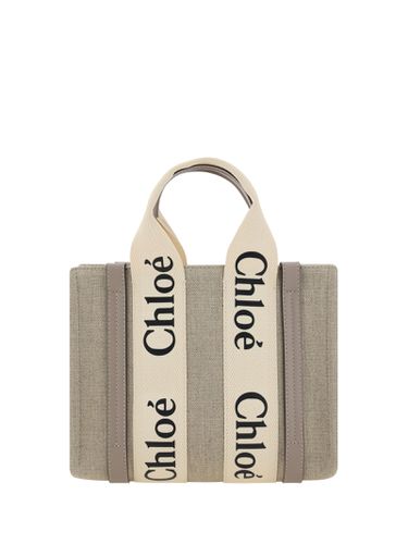 Chloé woody Small Shopping Bag - Chloé - Modalova