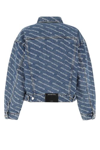 Alexander Wang Printed Denim Jacket - Alexander Wang - Modalova