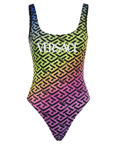 One-piece Swimsuit With Logo - Versace - Modalova