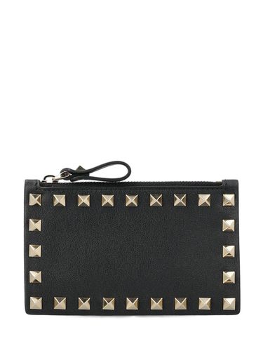 Garavani Roskstud Zip-up Coin Purse - Valentino Garavani - Modalova