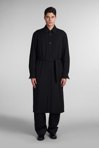 Lemaire Coat In Black Wool - Lemaire - Modalova