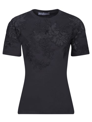 Ermanno Scervino Black Lace T-shirt - Ermanno Scervino - Modalova