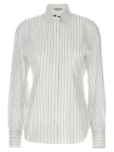 Monile Striped Shirt - Brunello Cucinelli - Modalova