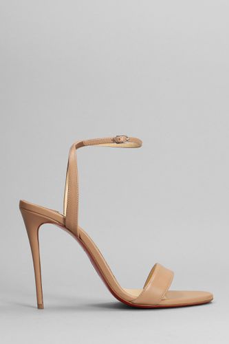 Loubigirl Sandals In Powder Patent Leather - Christian Louboutin - Modalova