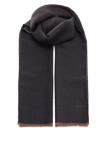 Wool And Cashmere Scarf - Barba Napoli - Modalova