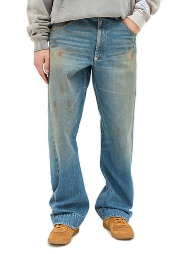 Whisker Effect Distressed Jeans - Gallery Dept. - Modalova