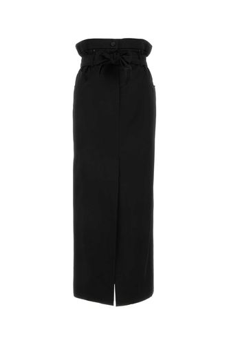 Max Mara Black Satin Skirt - Max Mara - Modalova