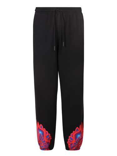 Curved Wings Print Joggers - Marcelo Burlon - Modalova