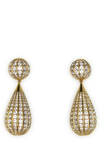 Embellished Metal Poetiques Des Gouttes Earrings - Valentino Garavani - Modalova