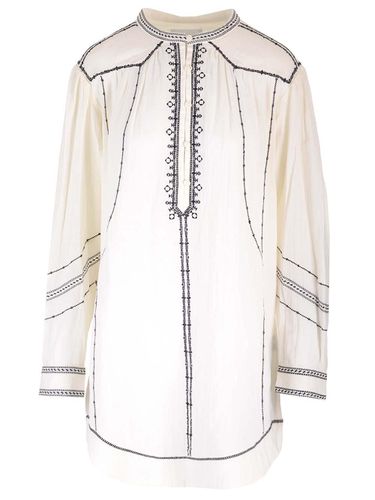 Embroidered Long-sleeved Dress - Marant Étoile - Modalova