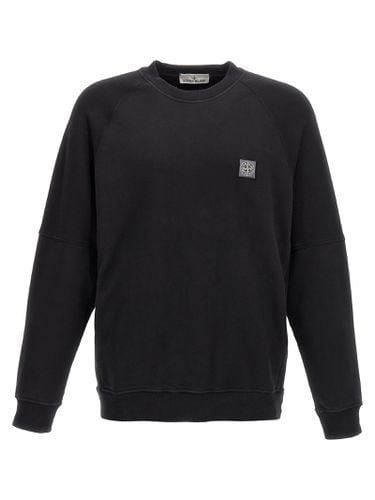 Stone Island Logo Patch Sweatshirt - Stone Island - Modalova