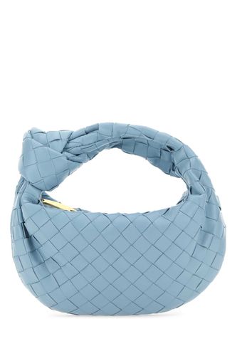 Powder Blue Nappa Leather Mini Jodie Handbag - Bottega Veneta - Modalova