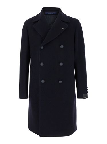 Arden Long Double-breasted Coat In Wool Blend Man - Tagliatore - Modalova