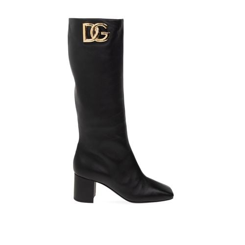 Dolce & Gabbana Leather Boots - Dolce & Gabbana - Modalova