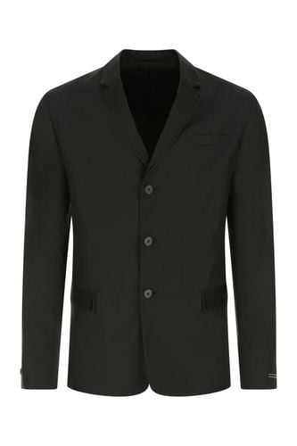 Prada Black Silk Blazer - Prada - Modalova