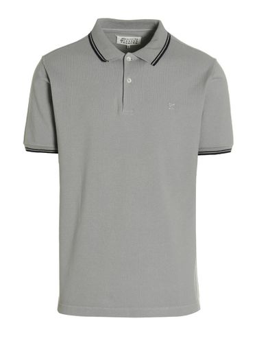 Embroidered Logo Polo Shirt - Maison Margiela - Modalova