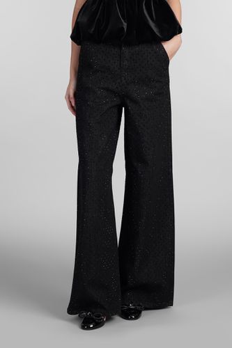 Self-portrait Jeans In Black Cotton - self-portrait - Modalova