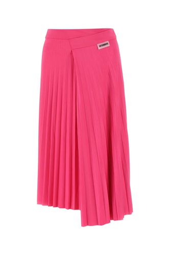 Fuchsia Stretch Polyester Skirt - VETEMENTS - Modalova