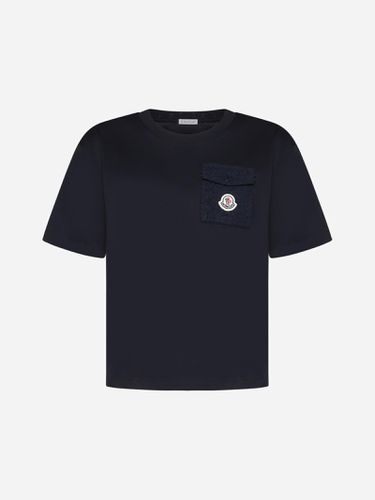 Chest-pocket Cotton-blend T-shirt - Moncler - Modalova