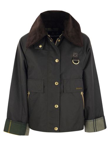 Catton Wax Green Waxed Cotton Jacket - Barbour - Modalova