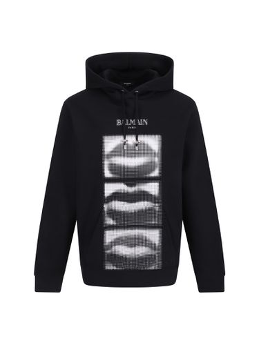 Balmain Lips Hoodie - Balmain - Modalova