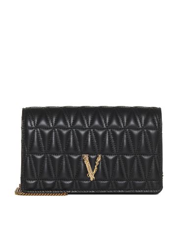Virtus Quilted Leather Mini Bag - Versace - Modalova