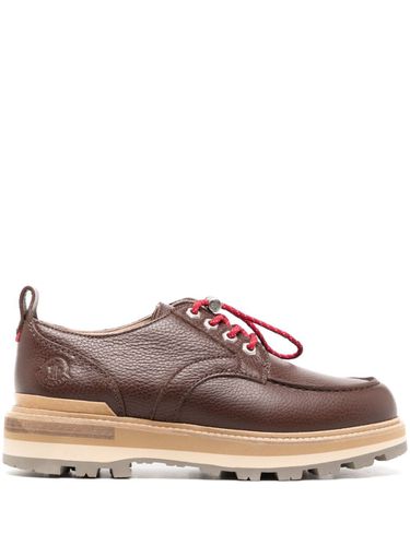 Peka City Leather Derby Shoes - Moncler - Modalova