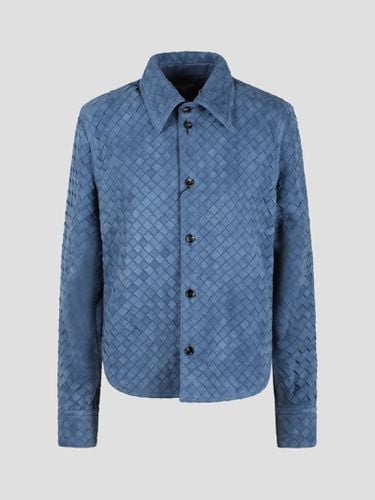 Suede Intrecciato Shirt - Bottega Veneta - Modalova