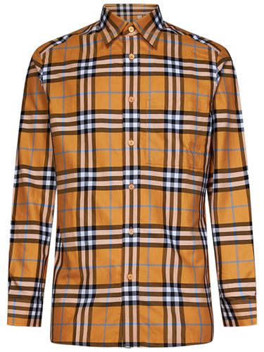 Burberry Check Cotton Shirt - Burberry - Modalova