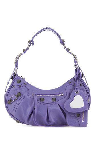 Light Purple Leather Le Cagole S Shoulder Bag - Balenciaga - Modalova