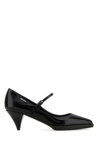 Prada Black Leather Pumps - Prada - Modalova