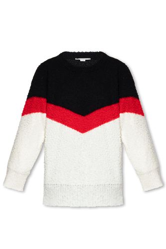 Chevron-striped Chunky-knit Crewneck Jumper - Stella McCartney - Modalova