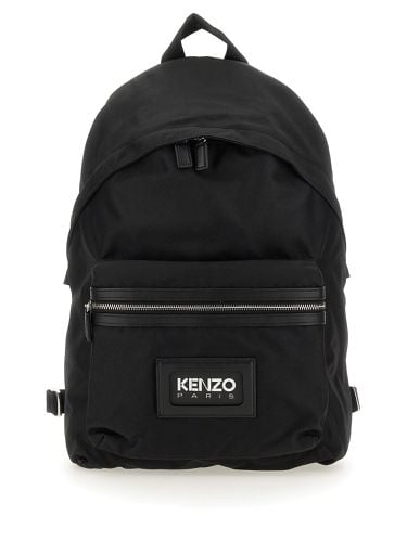 Kenzo Logo Patch Backpack - Kenzo - Modalova