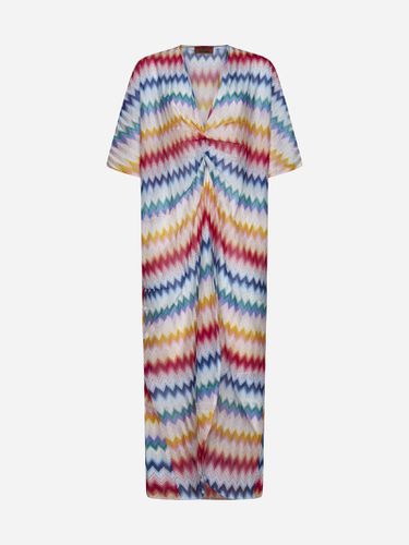 Striped Lame Knit Long Dress - Missoni - Modalova