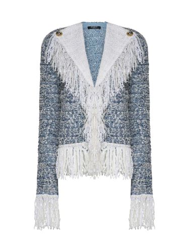 Balmain Fringed Tweed Jacket - Balmain - Modalova