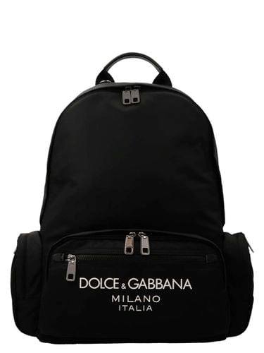 Dolce & Gabbana Logo Nylon Backpack - Dolce & Gabbana - Modalova
