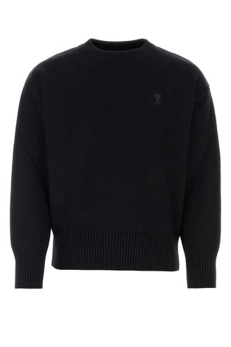 Cotton Blend Sweater - Ami Alexandre Mattiussi - Modalova