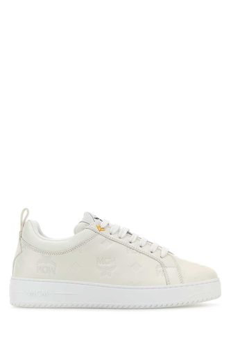 White Leather New Terrain Sneakers - MCM - Modalova