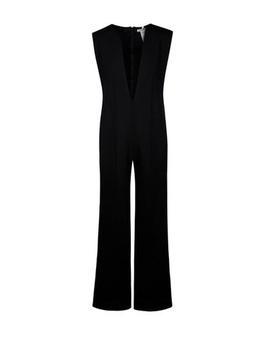 SportMax V-neck Sleeveless Jumpsuit - SportMax - Modalova