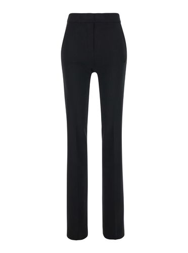 Milano Flared Pants With Pences On The Front In Viscose Blend Stretch Woman - SEMICOUTURE - Modalova