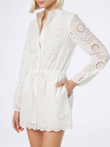 Woman Sangallo Lace Cotton Playsuit Julian - MC2 Saint Barth - Modalova