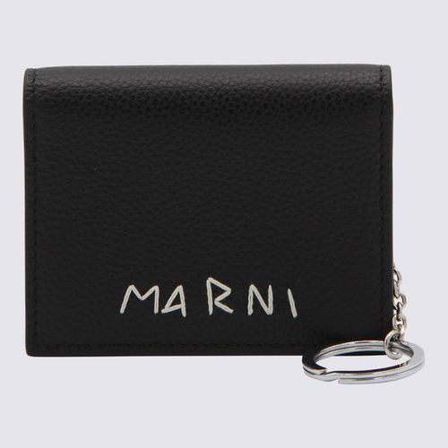 Marni Black Leather Wallet - Marni - Modalova