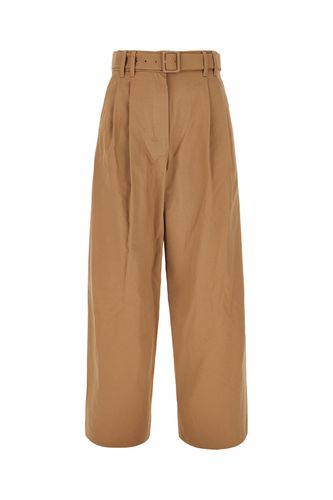 S Max Mara Biscuit Cotton Pants - 'S Max Mara - Modalova