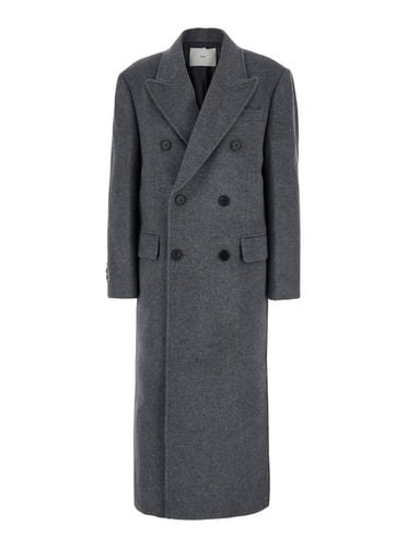 Unisex Tailored Double-breasted Wool Coat - Dunst - Modalova