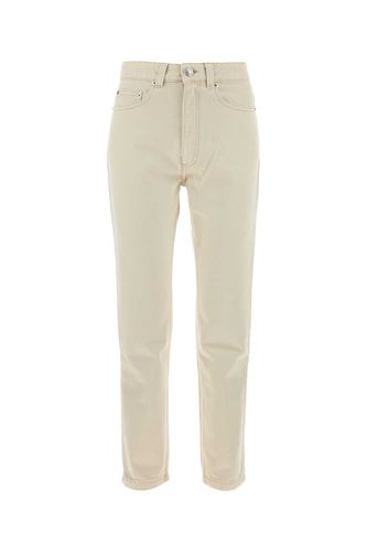 Ivory Denim Jeans - Ami Alexandre Mattiussi - Modalova