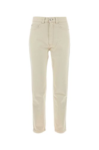 Ivory Denim Jeans - Ami Alexandre Mattiussi - Modalova