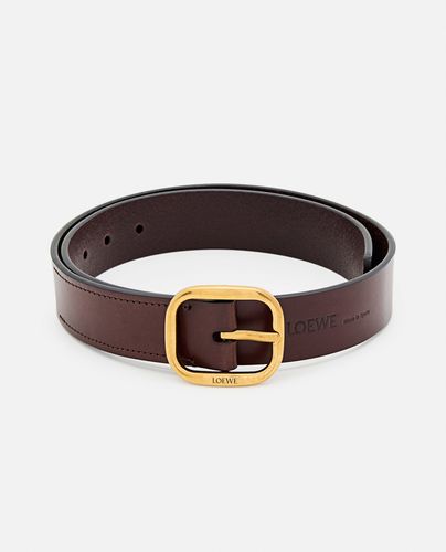 Loewe Rounded Soft Leather Belt - Loewe - Modalova