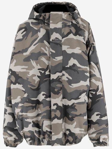 Ski Jacket With Camo Pattern - Balenciaga - Modalova