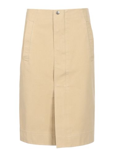 Burberry Cotton Midi Skirt - Burberry - Modalova