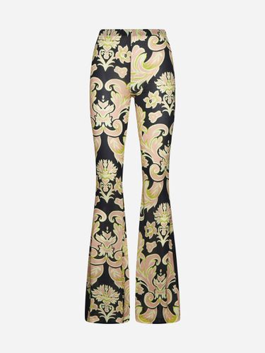 Etro Print Viscose Trousers - Etro - Modalova